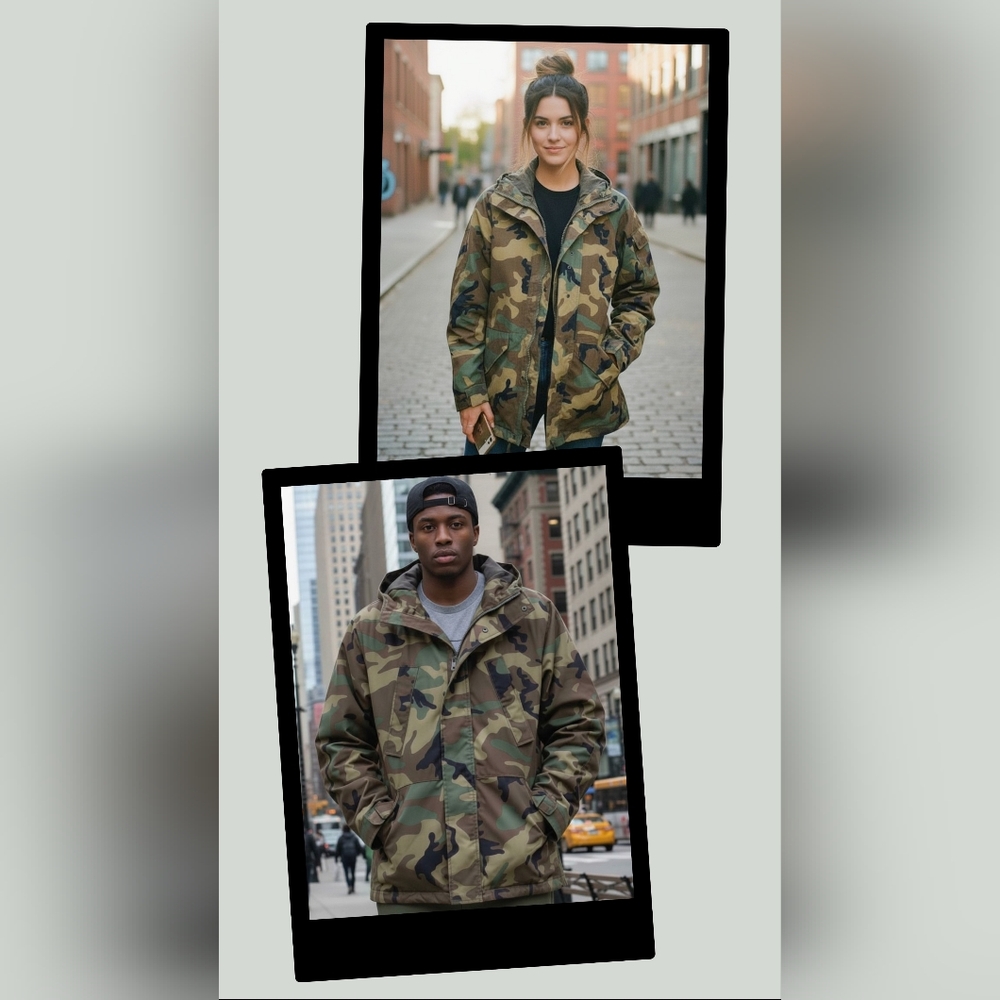True Spec H2O Parka ECWCS Woodland Camo Medium Regular Excellent Condition